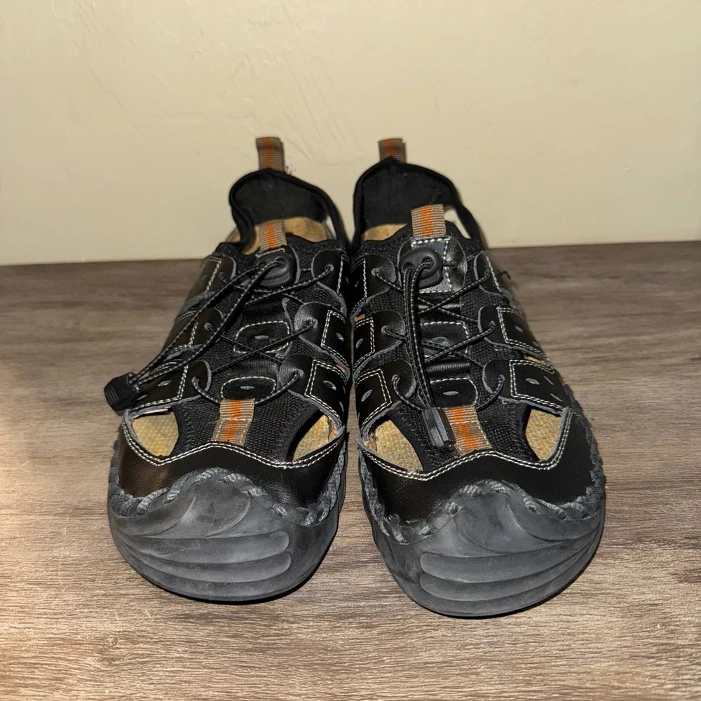 Leather Fisherman Sandal Mens‎ Walking Shoe Comfort Casual Size 44